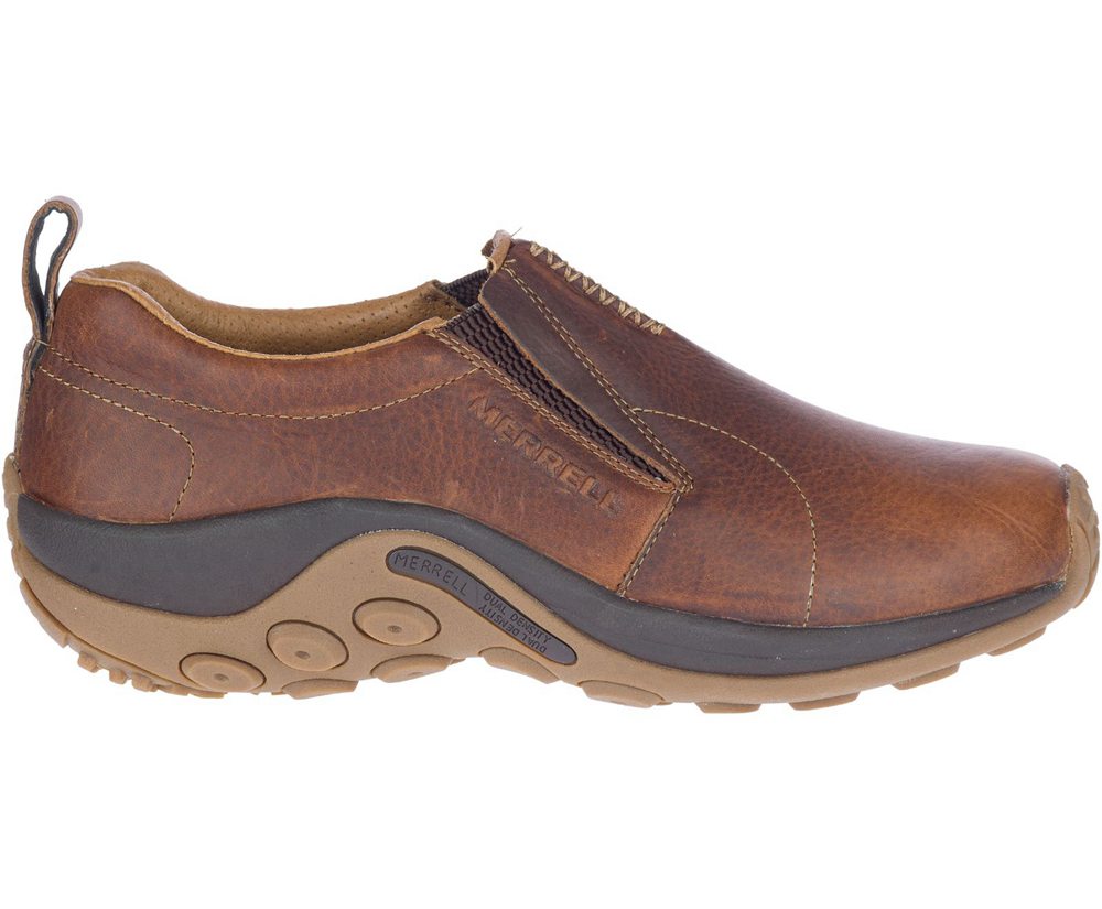 Zapatos De Seguridad Hombre - Merrell Jungle Moc Crafted - Marrones - TYQM-56824